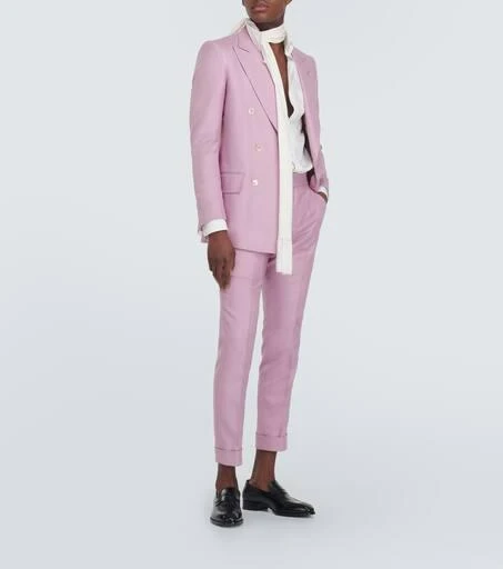 Tom Ford Silk-blend scarf 4
