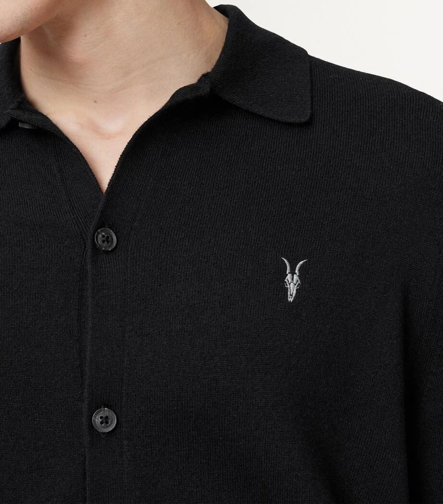 ALL SAINTS Wool-Blend Kilburn Cardigan 8