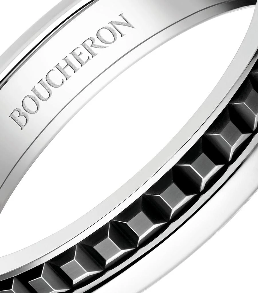 Boucheron White Gold Quatre Black Edition Wedding Band 4