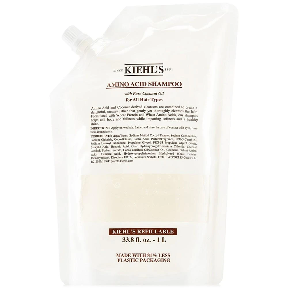Kiehl's Since 1851 Amino Acid Shampoo Refill, 33.8-oz. 1