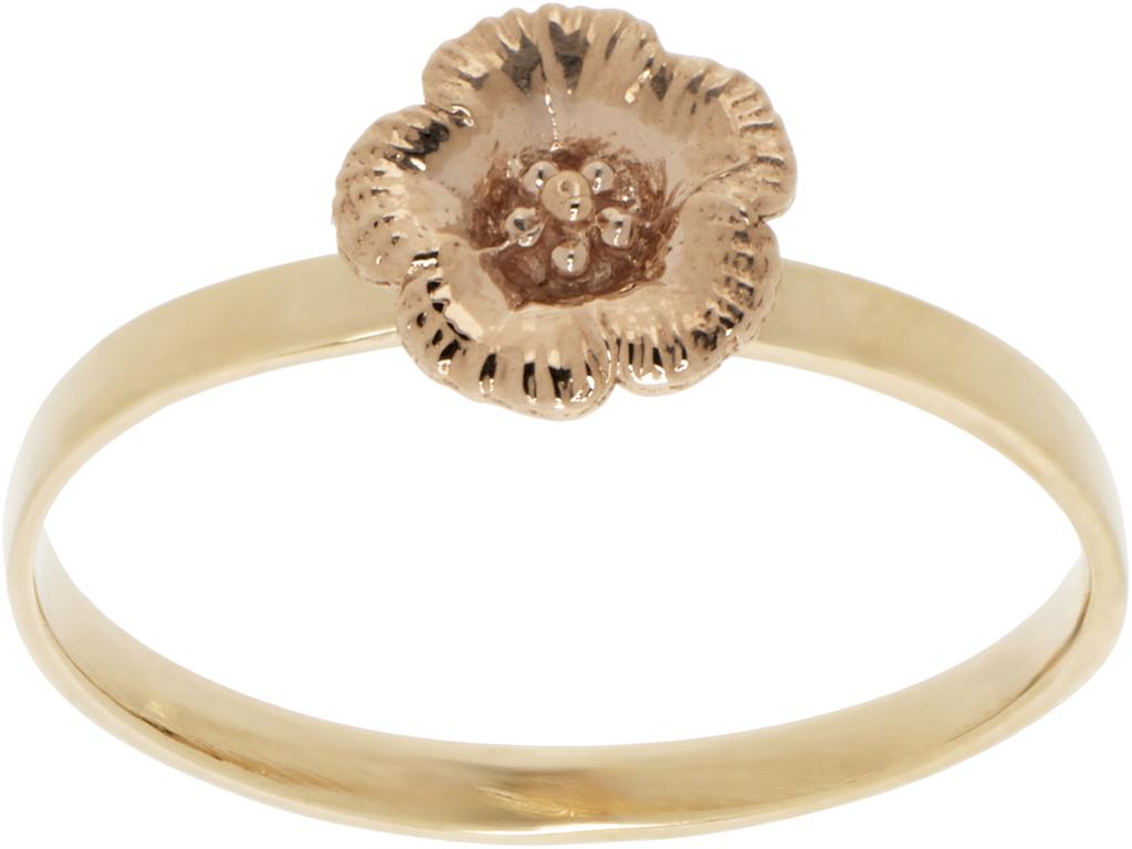 Bernard James Gold FLORA Petunia Ring