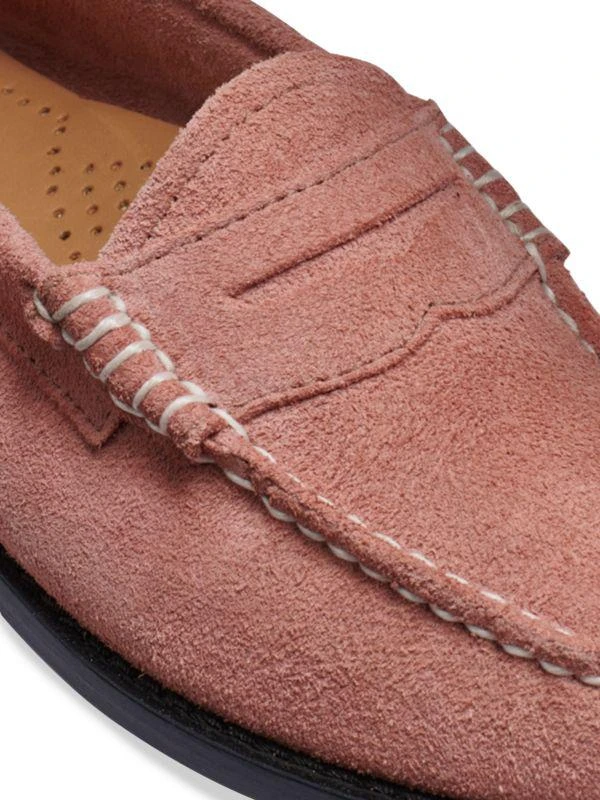 G.H. Bass Whitney Hairy Suede Penny Loafers 6