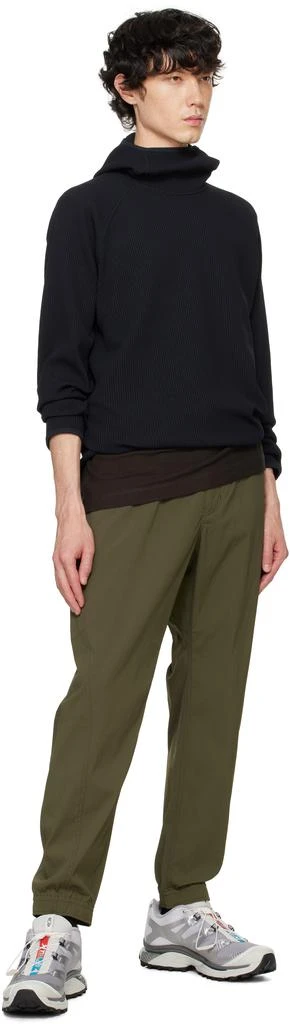 Goldwin Black WF Light Long Sleeve Hoodie 4
