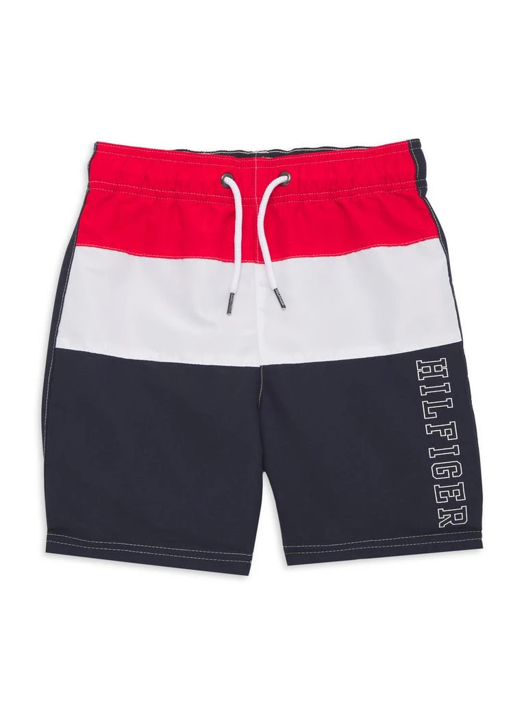 Tommy Hilfiger Boy
s Panel-Striped Swim Shorts