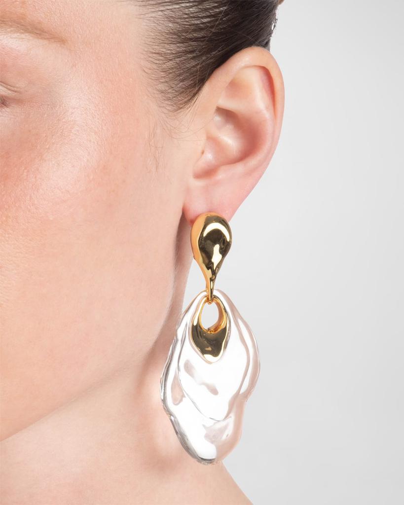 Alexis Bittar Liquid Lucite Ripple Drop Earrings