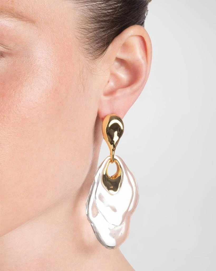 Alexis Bittar Liquid Lucite Ripple Drop Earrings 2