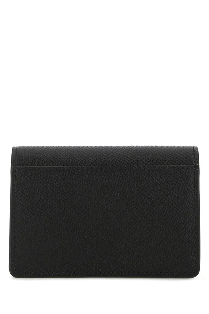 Salvatore Ferragamo Black leather business card holder 2
