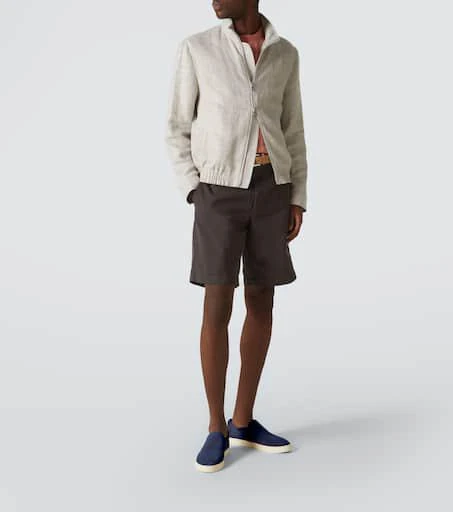 Brunello Cucinelli Suede slip-on sneakers 2