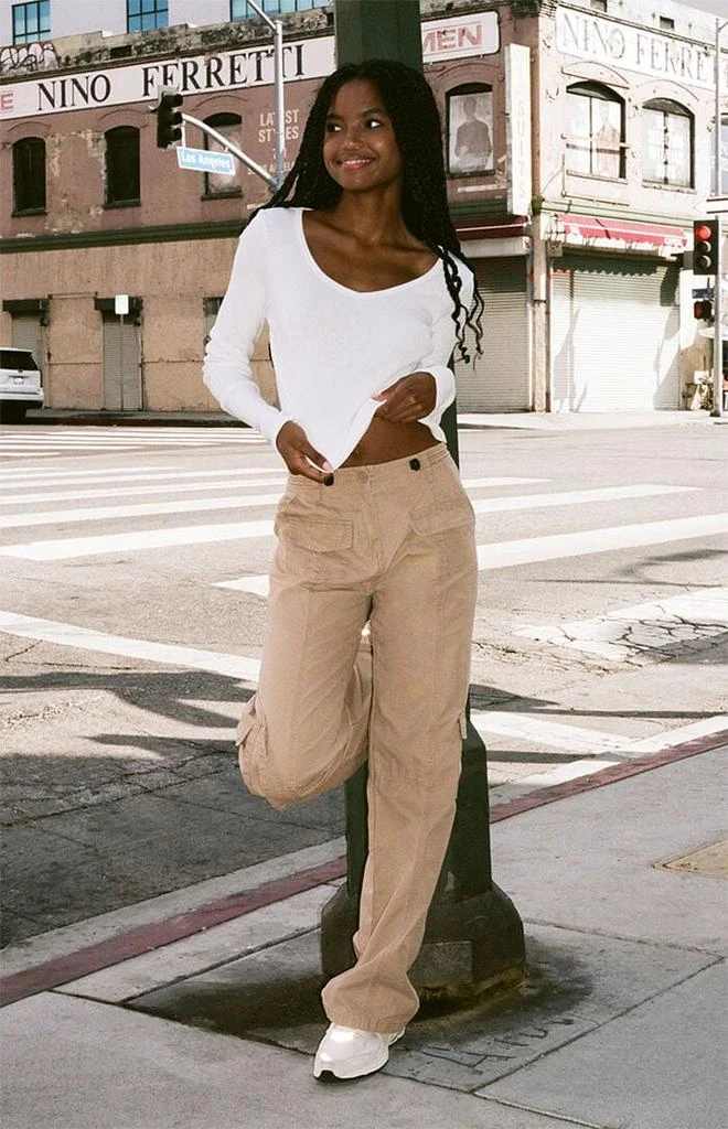 John Galt White Josephine Long Sleeve Top 1