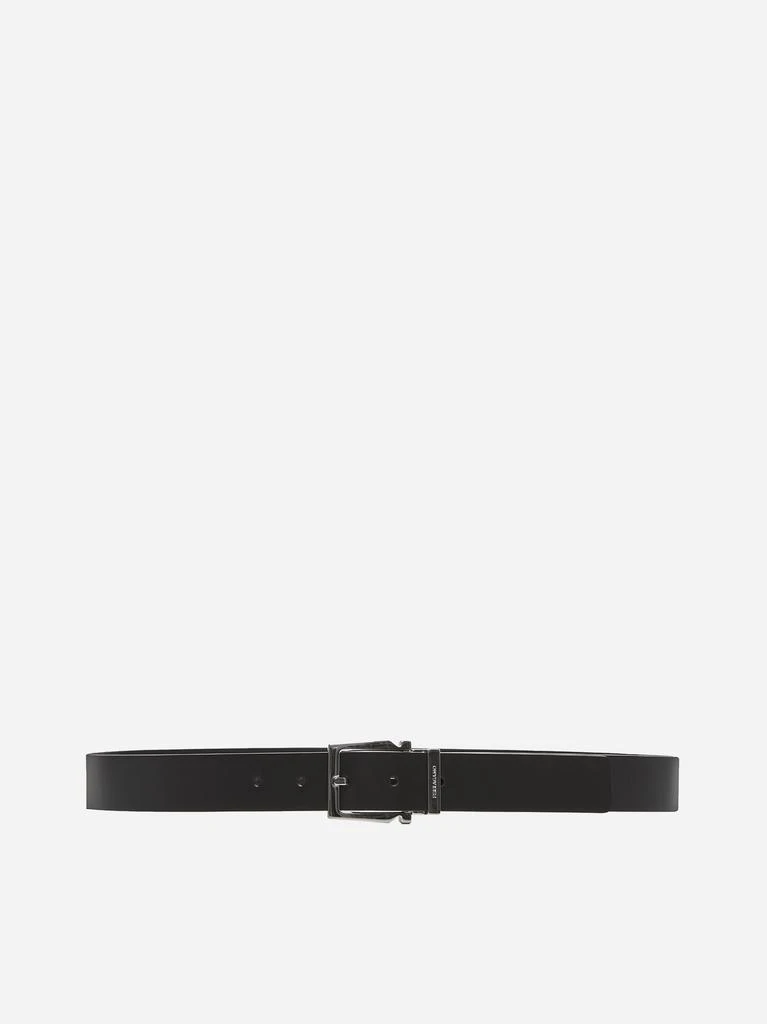 FERRAGAMO Reversible leather belt 1