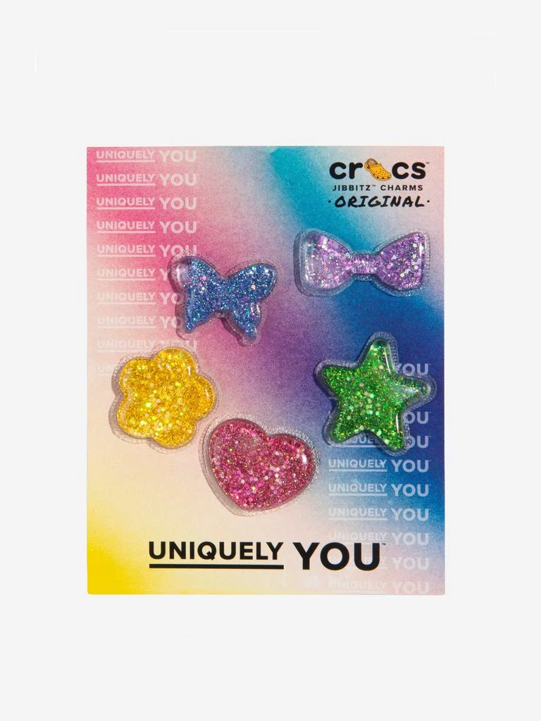 Crocs Crocs Girls UV Changing Squish Jibbitz™ Charm 5 Pack in Multicolour 2