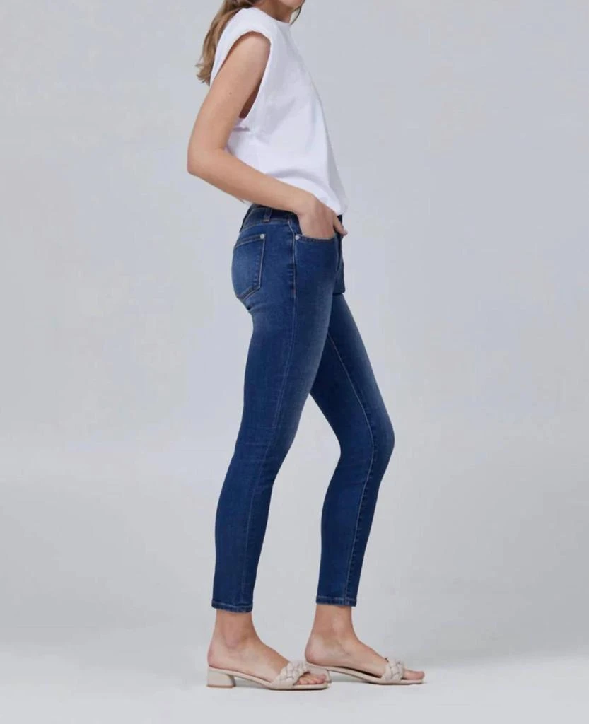 LILA RYAN Louise Mid-Rise Skinny Ankle Jeans In Harrison 3
