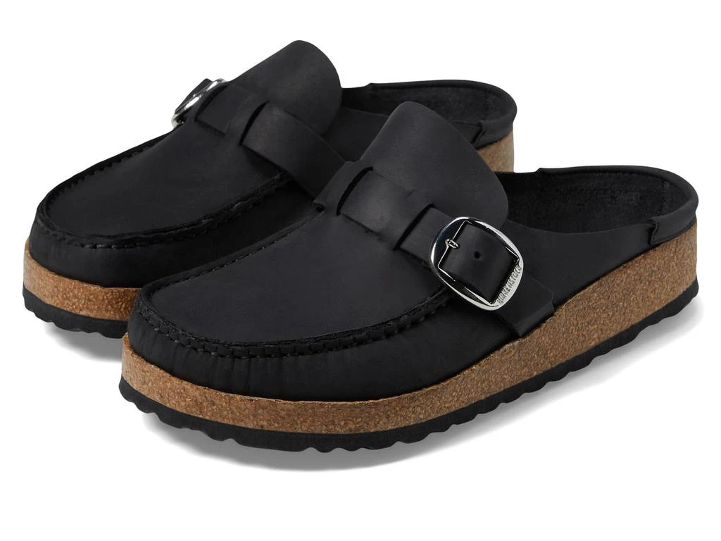 buckley oiled leather - tobacco brown Birkenstock Boston / 40 The contoured cork Birkenstock Buckley cognac oiled leather