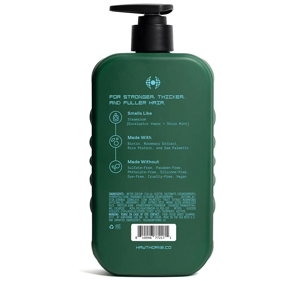 Hawthorne Thick Boost Shampoo Steamroom 2