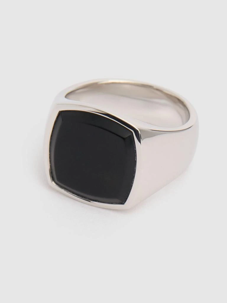 TOM WOOD Cushion Black Onyx Ring 1