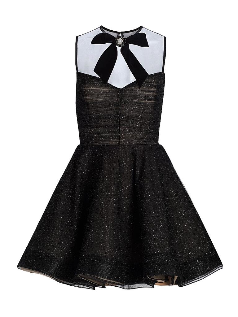 BRONX AND BANCO Charlotte Bow Illusion Minidress