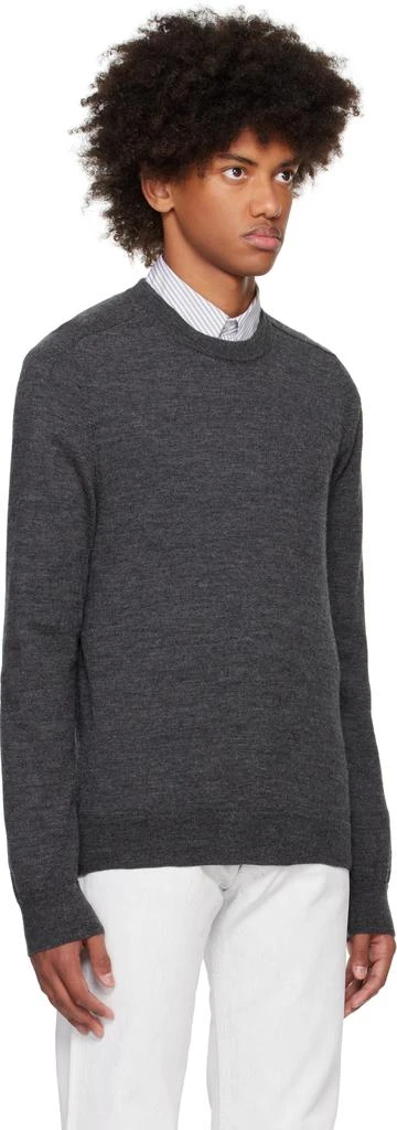 MAISON MARGIELA Gray Elbow Patch Sweater 2