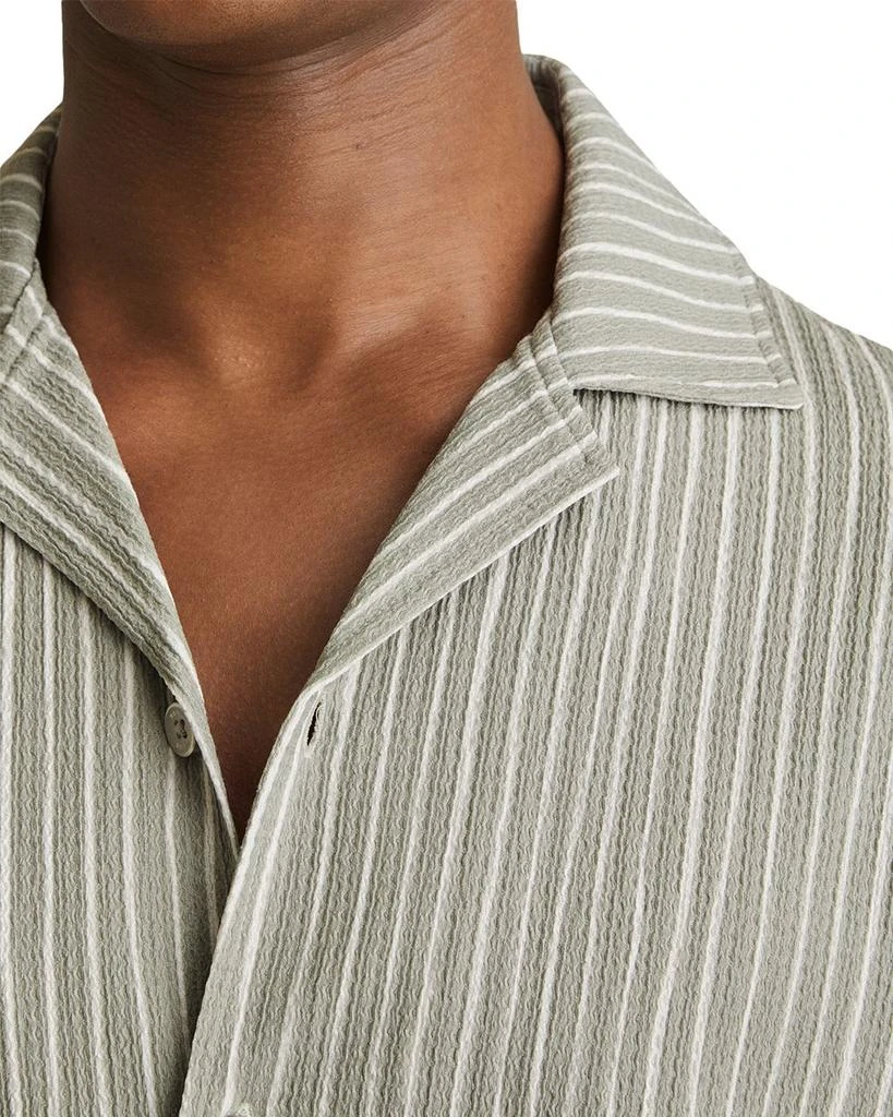 REISS Textured Printed Camp Shirt 4