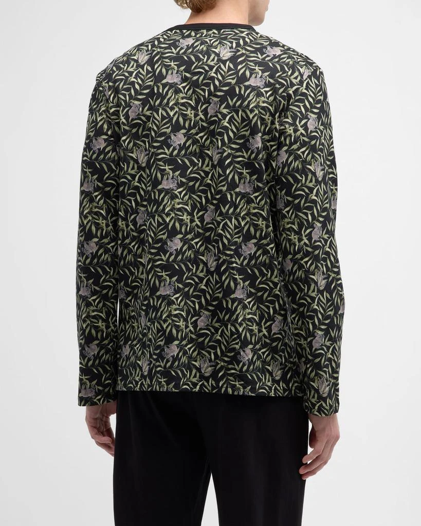 HOM Men's Koala-Print Long Pajama Set 6