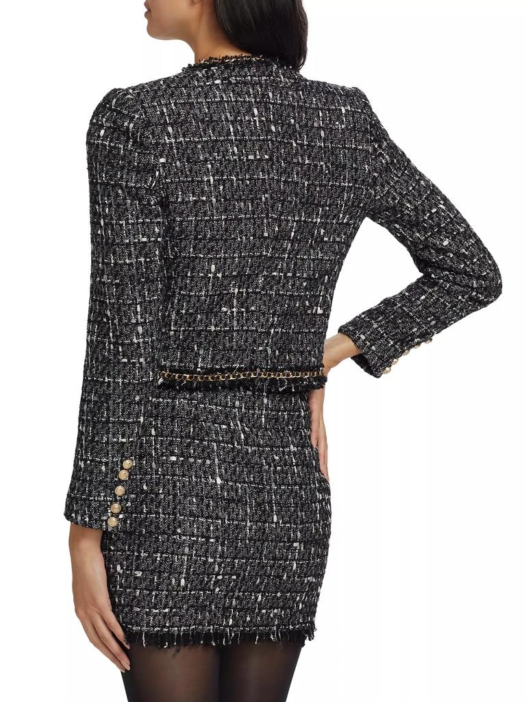 Generation Love Serena Chain-Embellished Tweed Blazer 5