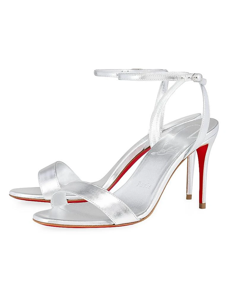Christian Louboutin Loubigirl 85MM Metallic Leather Sandals 2