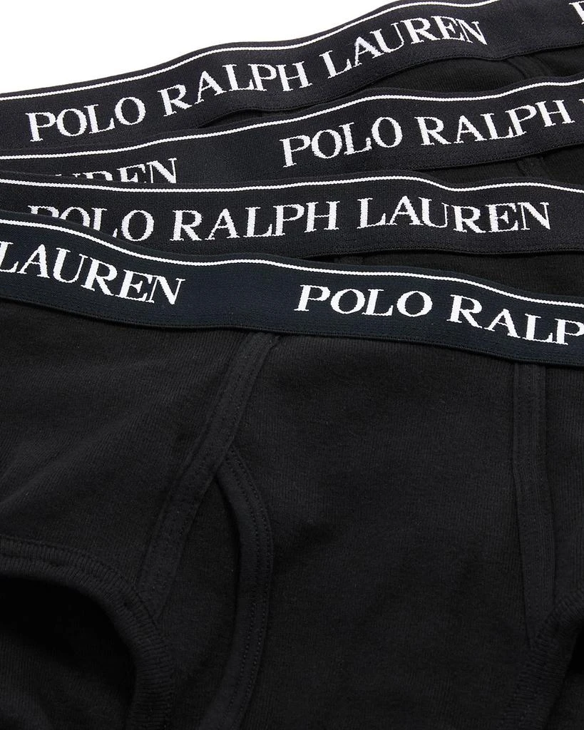 Ralph Lauren Cotton Logo Waistband Briefs, Pack of 4 2