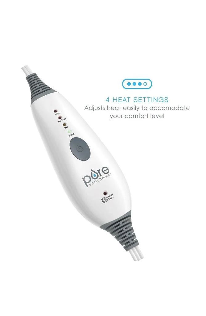 PURE ENRICHMENT PureRelief Deluxe Heating Pad - Mauve 6