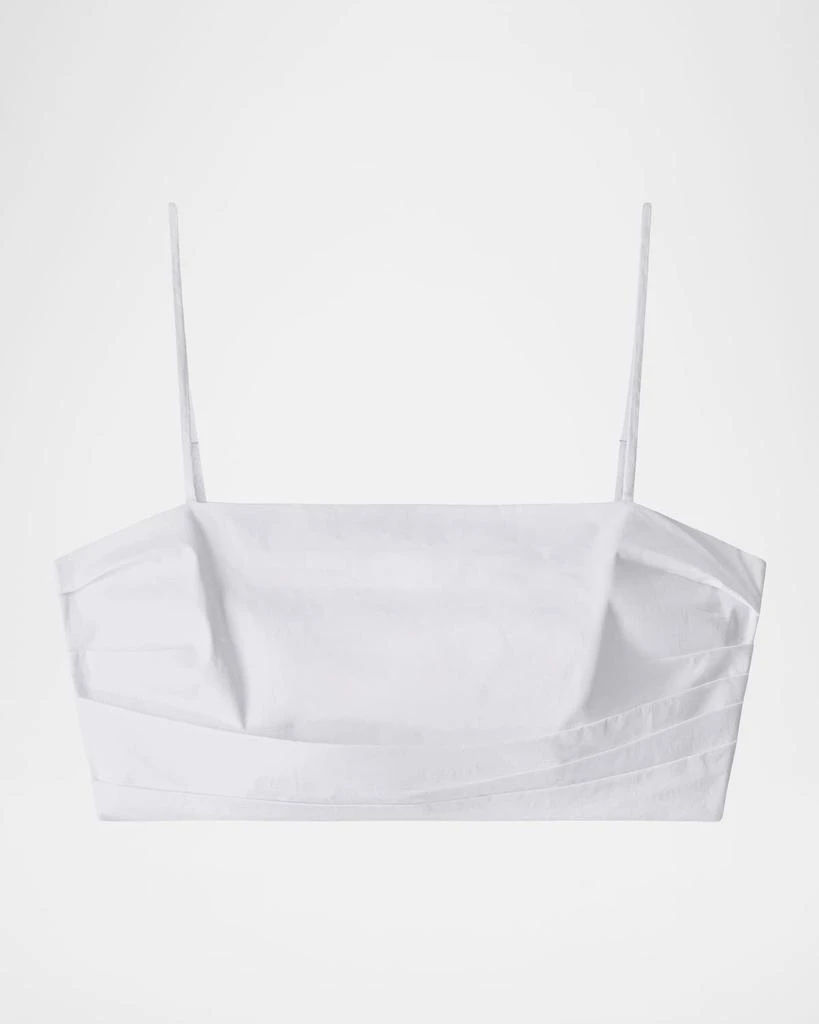 Staud Lorenzo Gathered Crop Top