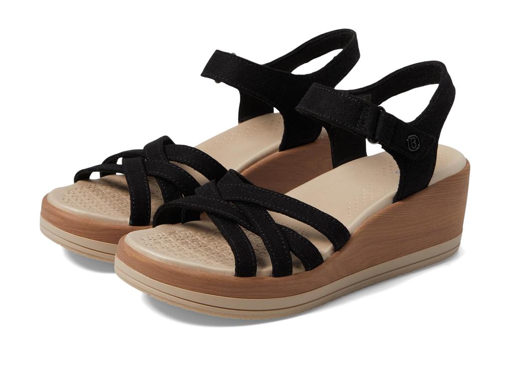 Bzees Rhythm Wedge Strappy Sandals
