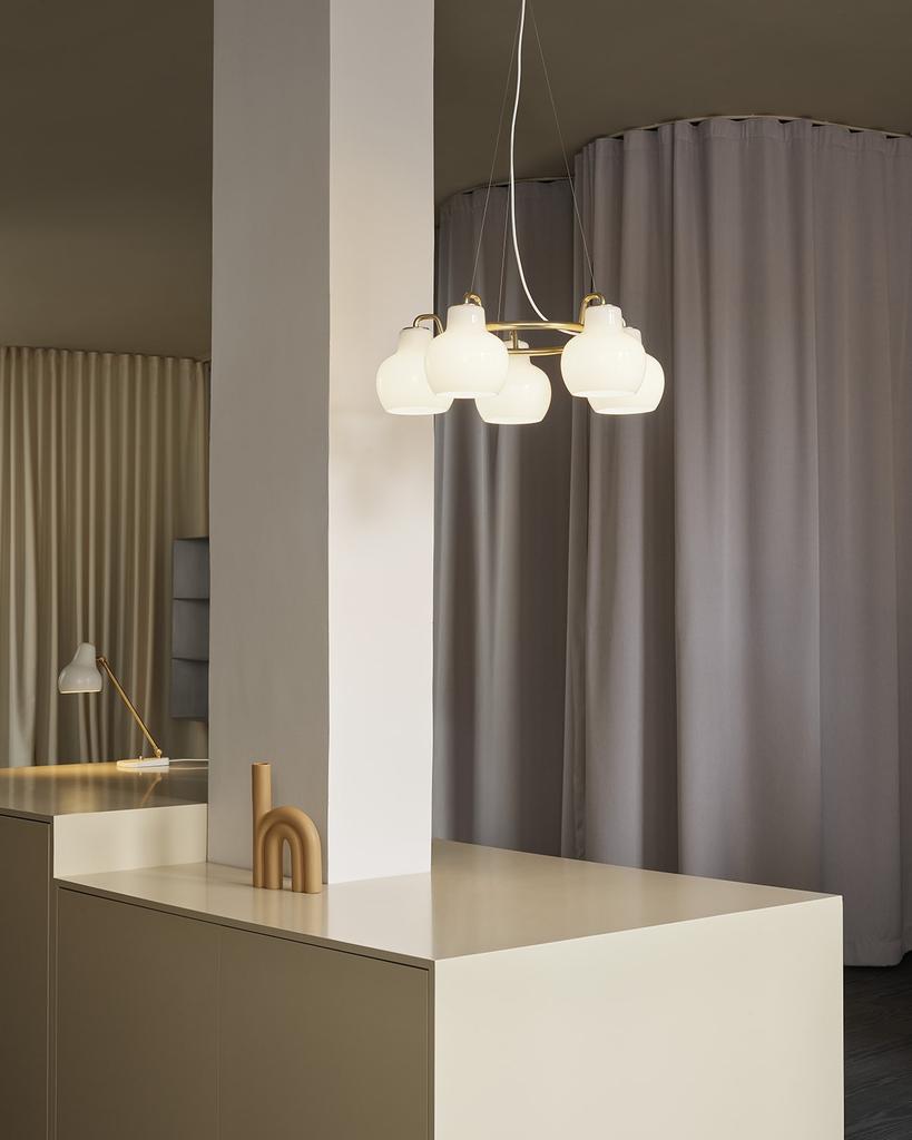 Louis Poulsen VL Ring Crown 5-Light Chandelier, 9"