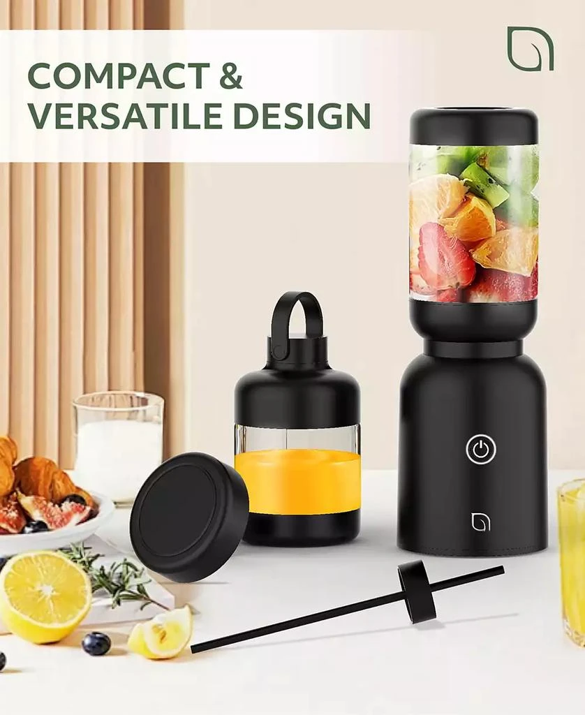Willow Kitchen Warrior Countertop Blender - Powerful Motor, Versatile, Blend and Go with Straw or Storage Lid. 4