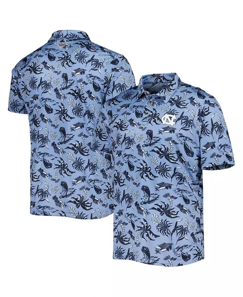 Columbia Men's Carolina Blue North Carolina Tar Heels Super Terminal Tackle Omni-Shade Polo Shirt 1