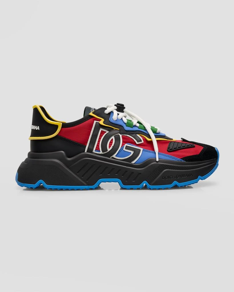 Dolce & Gabbana Men's Airmaster Mixed Media Fashion Sneakers 1