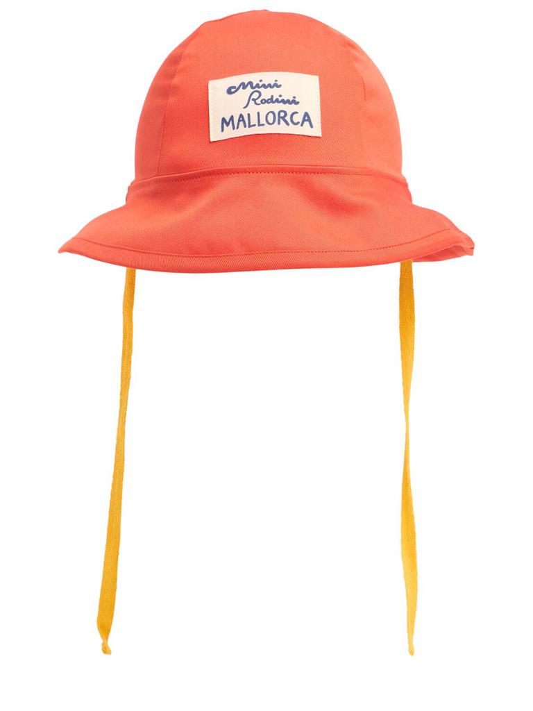 MINI RODINI Organic Cotton Canvas Bucket Hat