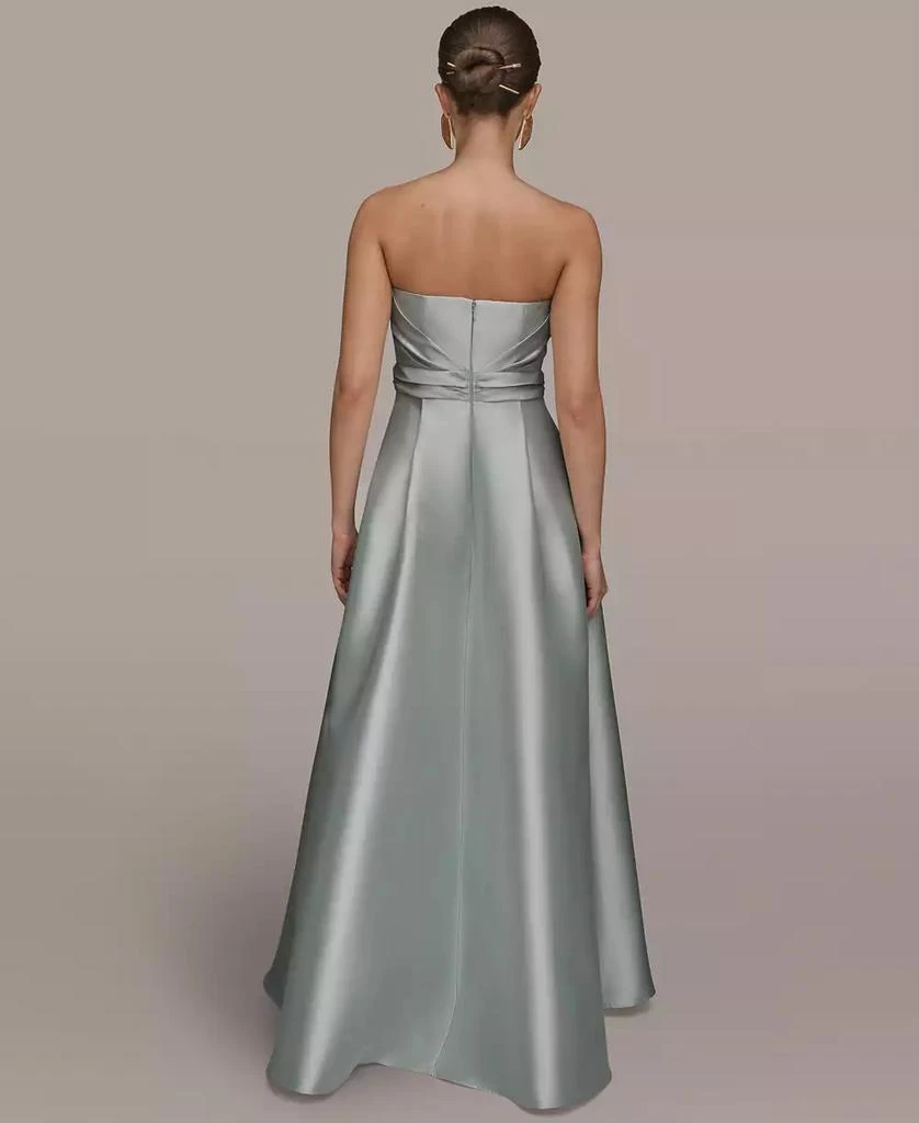 Donna Karan Women
s Strapless Asymmetrical Ball Gown 5