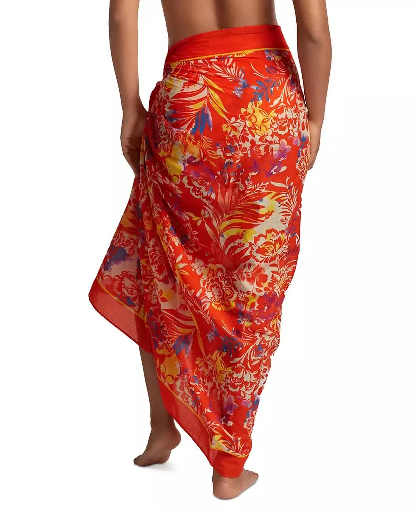 Ralph Lauren Women's Cotton Border Pareo Swim Cover-Up 2