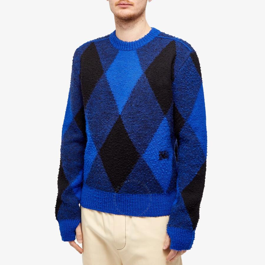 Burberry Large Check Crew Knit Sweater