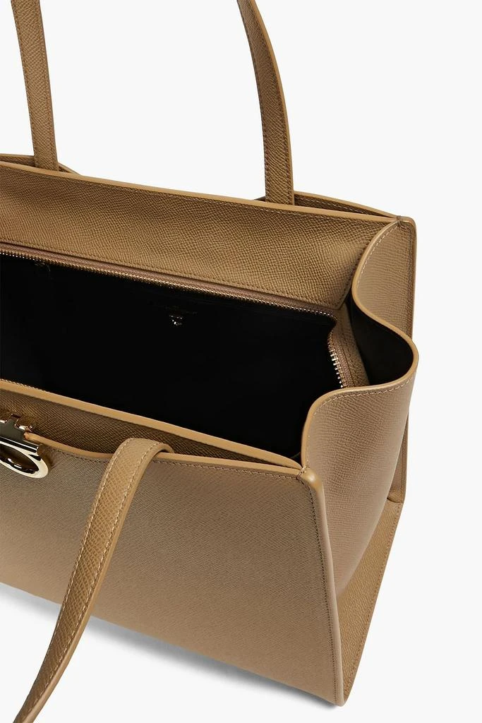 Salvatore Ferragamo Gemini pebbled-leather tote 5