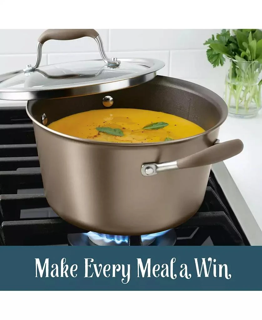 Anolon Advanced Home Hard-Anodized Nonstick 4.5-Qt. Tapered Saucepot 2