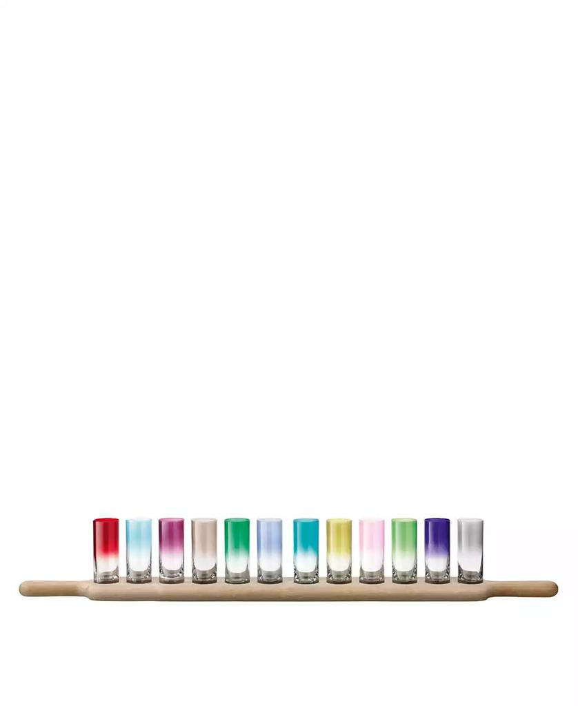 LSA International Paddle Grand Shot Set Oak Paddle, 3.5oz