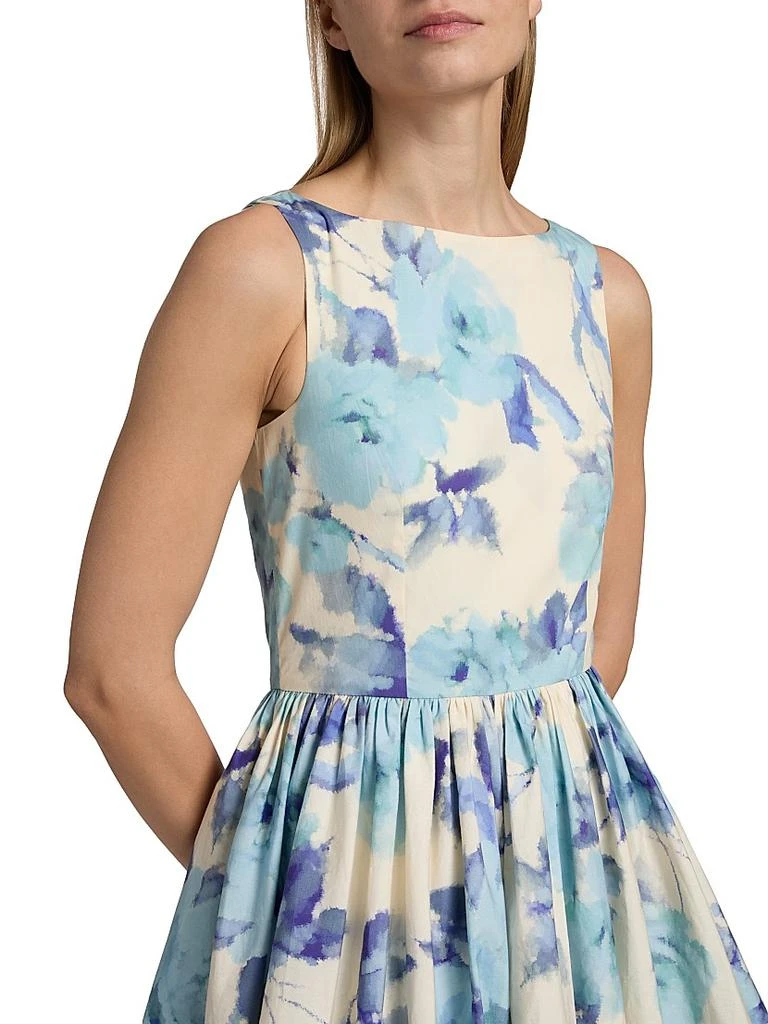 Azeeza Ananya Satin Cotton-Blend Bubble Minidress 6