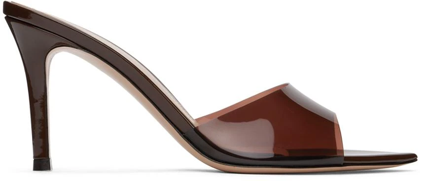 Gianvito Rossi Brown Elle 85 Heeled Sandals 1