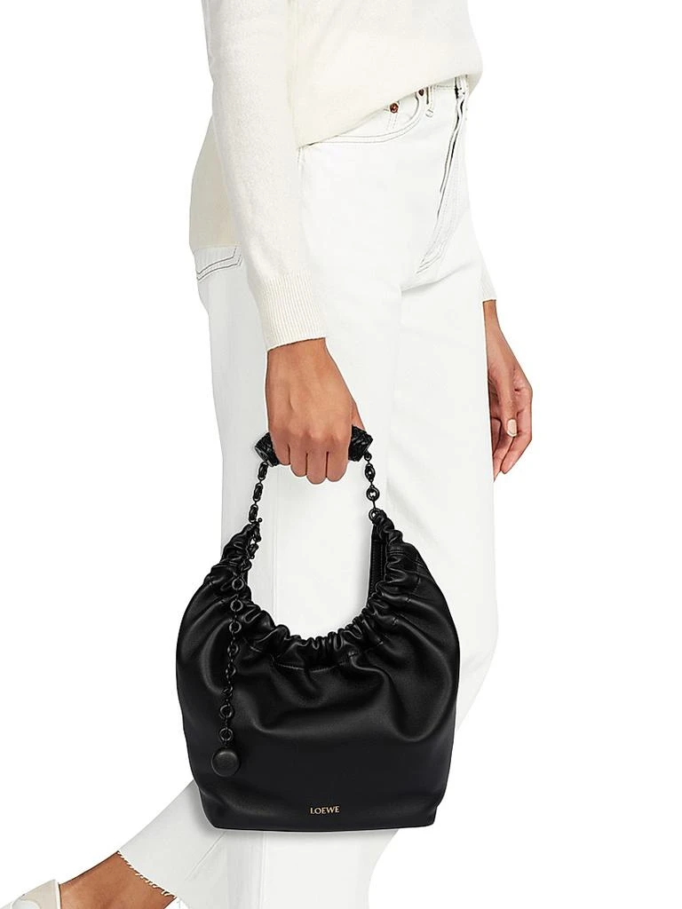 Loewe Small Squeeze Leather Hobo Bag 2