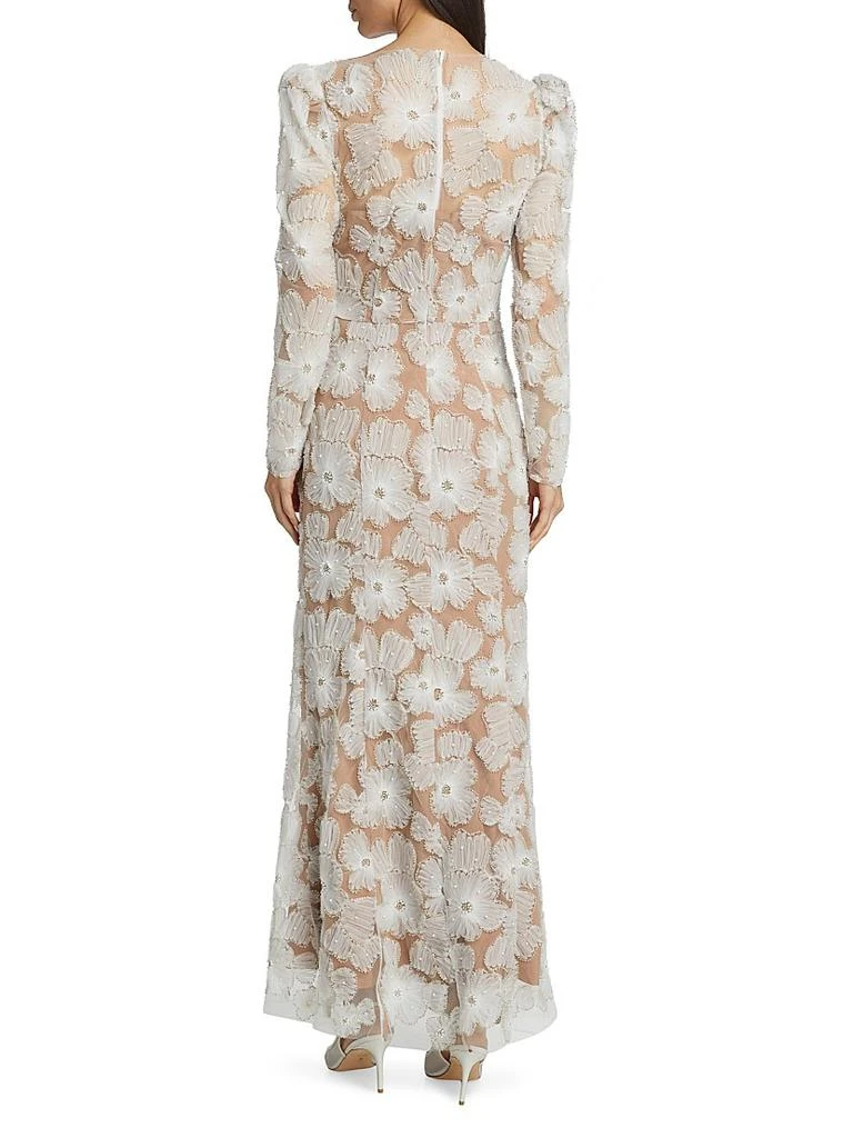 Elliatt The New Bride Darcy Embellished Mesh Gown 5