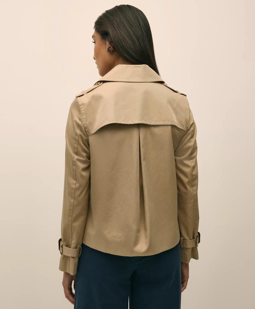 ジャケット・アウター nestrobe SUPIMA COTTON TRENCH COAT BEIGE Shop Supima® Cotton Water Repellent Cropped Trench Coat on