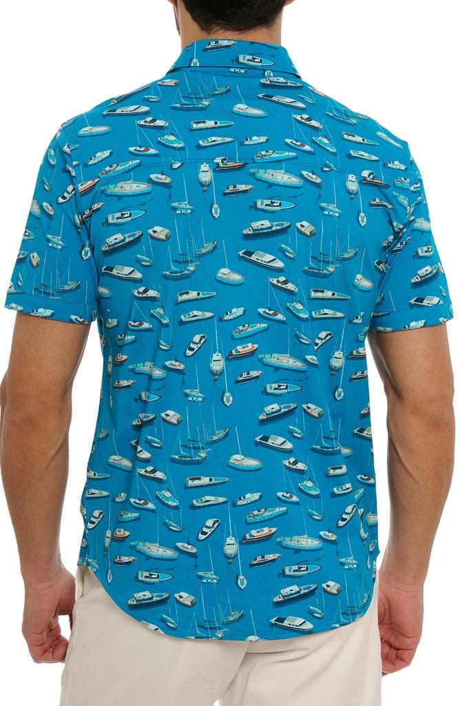 Robert Graham Boat Marina Short Sleeve Button-Up Shirt 2