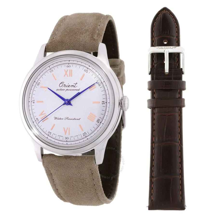 Orient Star Classic Solar-Powered White Dial Watch RA-WK0006S10B 1