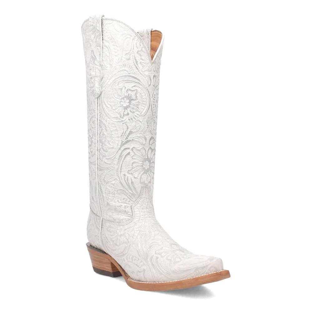 Dingo Bellona Embossed Snip Toe Cowboy Boots 2