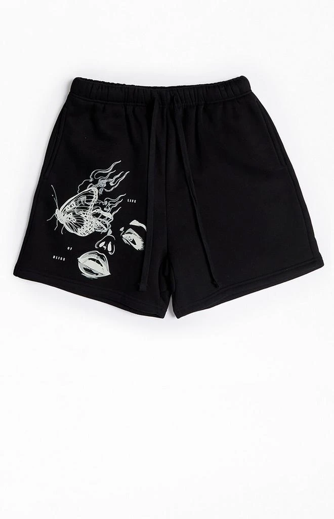 PacSun Life Of Bliss Fleece Volley Sweat Shorts 1