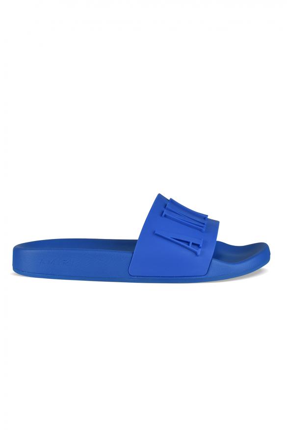 AMIRI Luxury men's shoes amiri royal blue rubber slides